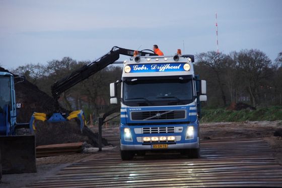 Vrachtwagen van Gebr. Drijfhout